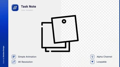 Animation Task Note Icon