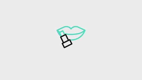 Animiertes Symbol für Lippenbalsam