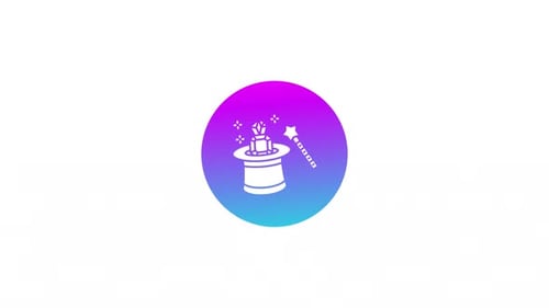 Animated Magic icon Alpha Channel