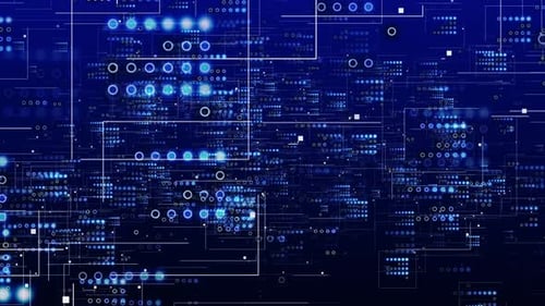 Technology Background Loop, Business Corporate Abstract