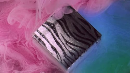 Paint Cube Festive Zebra Pattern Fume Splash Mist