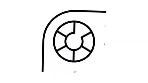Vision Flat Icon Animation With Seamless Loop and Alpha