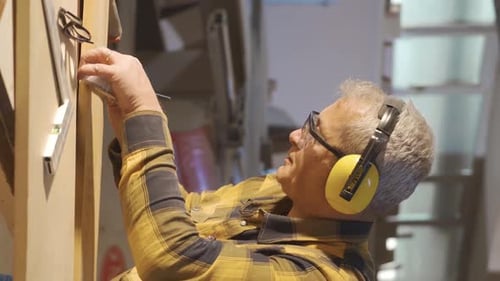 Vertical Video of Carpentry Workshop.