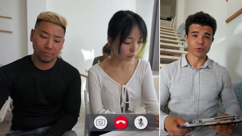 Engaging Split Screen Conversation During Online Meeting