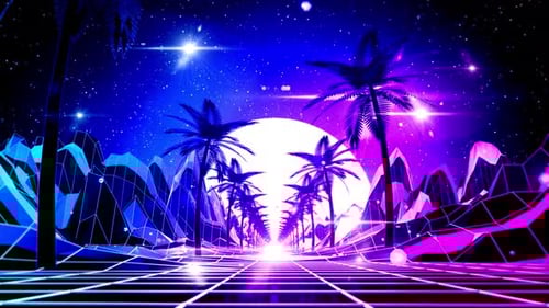 Silhouette Palms Road