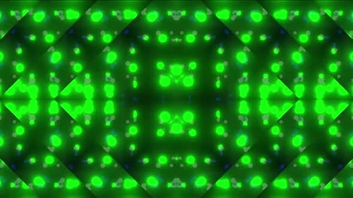 Espectáculo de luces dinámico con colores vibrantes y patrones geométricos para uso en eventos