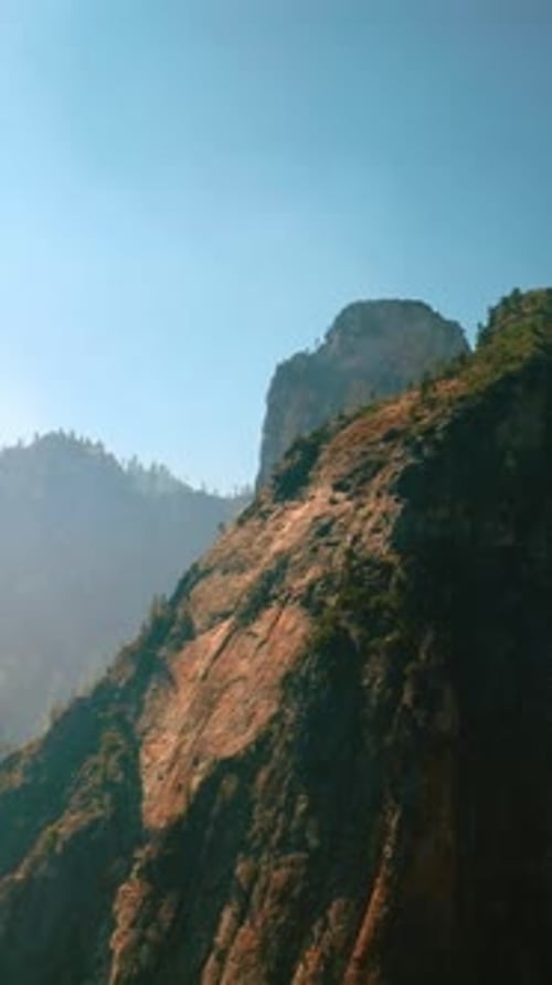 Picturesque rock of Yosemite National Park, California, USA.