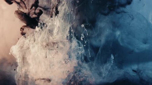 Swirls of Paint and Ink, Abstract Background