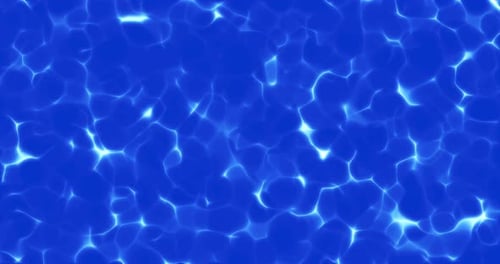 Seamless Blue Water Surface Ripple Loop Background