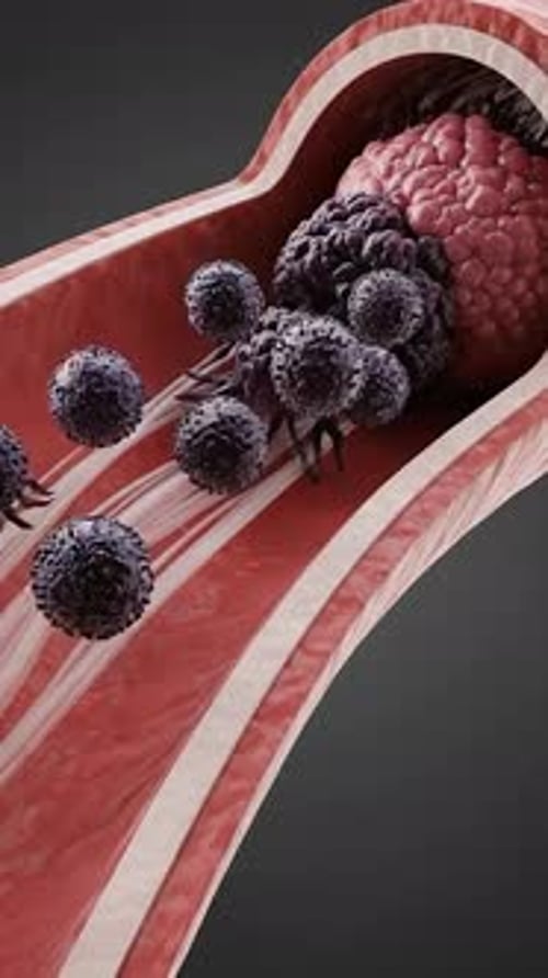 Lung Cancer - Metastasis Cellular Spread 3D Medical Animation | Manestream Den