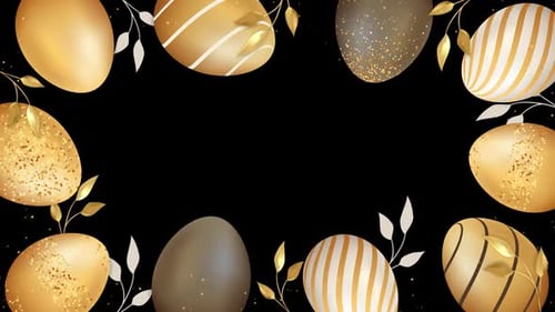 Goldener Hintergrund zu Ostern