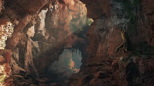 Massive Cave With Small Cave Inside