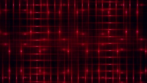 Dynamic Red Grid Lines Abstract Looping Background