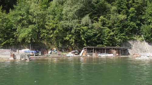Pollution Along the River Bank