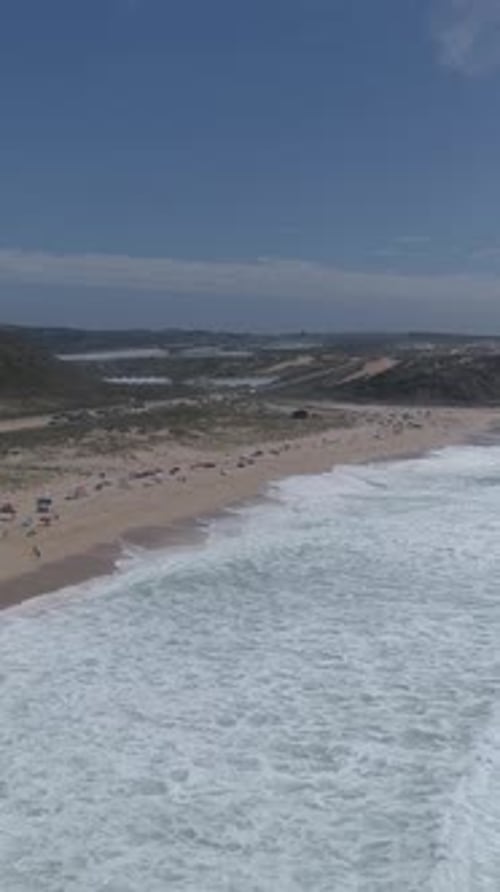Vertical Video of Summer Beach