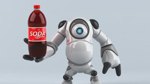 Großer Roboter - 3D-Animation