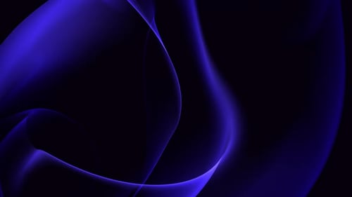 Deep Blue Abstract Modern Orb Background Loop