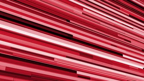 Abstract Red Geometric Lines Moving Background