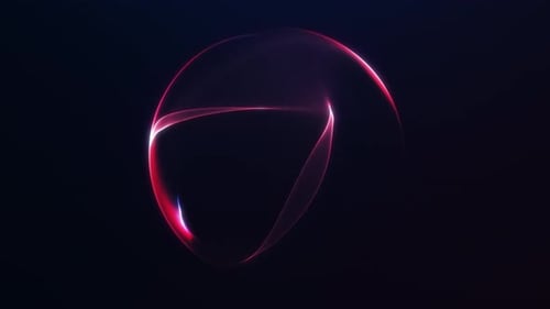 Dynamic Energy Lines Circle Logo Reveal