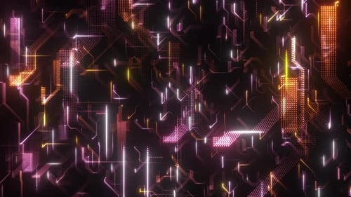 Futuristischer Neongitter-Hintergrund