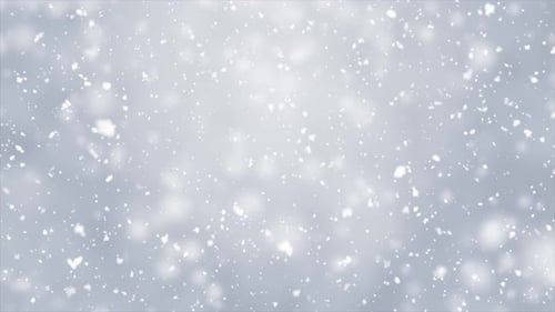 Weißer Schneefall-Hintergrund Loop V4