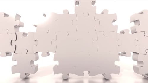 White Puzzle Pieces 2