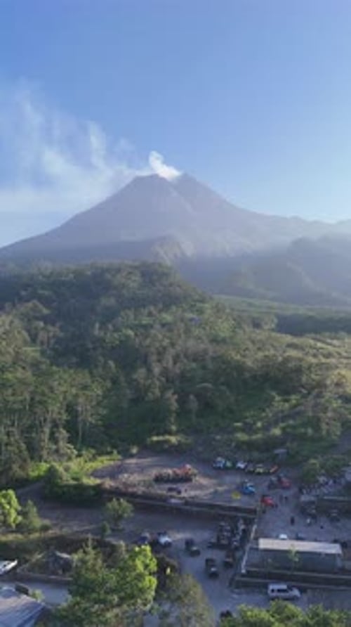 Vertikale Aufnahmen Jeep Tour Merapi