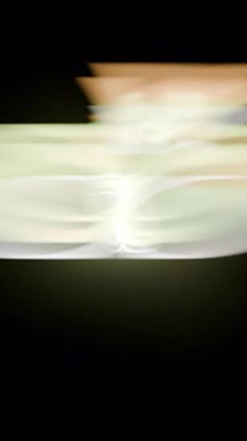 Glowing Person Plus Icon Spinning Transition