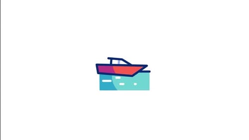 Boat Animated Icon