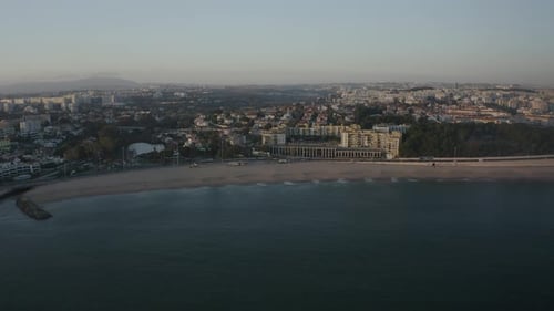 beautiful walk along the beach into the night