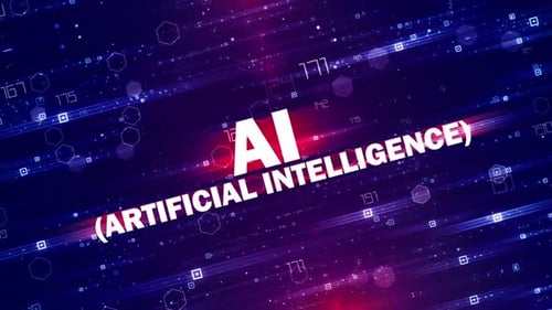Futuristic Artificial Intelligence Digital Network Technology Background