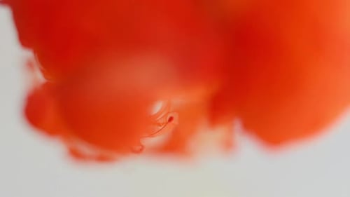 Abstract Red and Orange Watercolor Background
