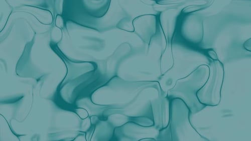 Aquamarine Gradient Animation Flowing Shape Background