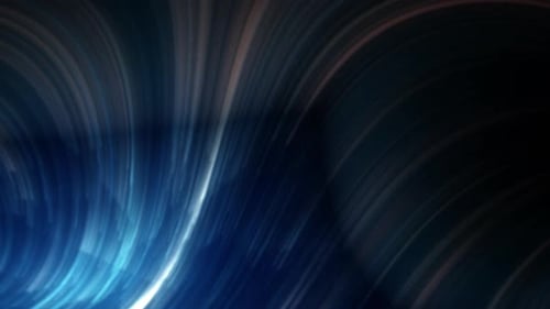 Fluid Blue Abstract Glowing Lines Background Loop