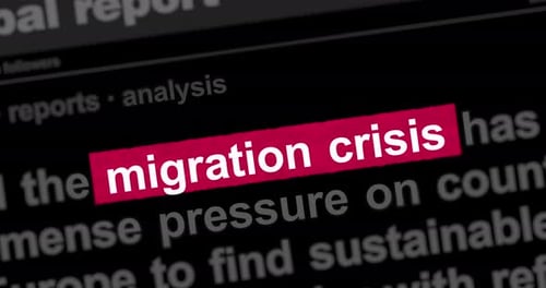 Crisis migratoria: titulares de noticias, títulos, medios