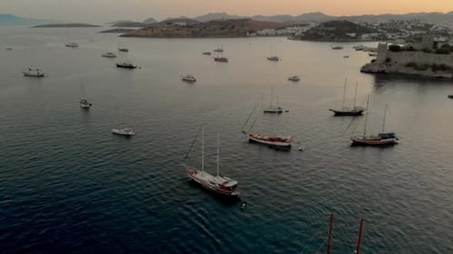 Bodrum Harbor Luftaufnahme 10