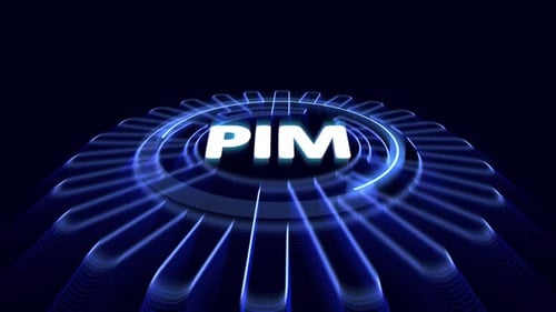 Futuristic Blue Neon Logo Reveal Intro