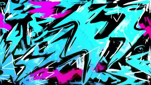 Estilo Graffiti: Noisy Electro Bolts, padrão animado, movimento artístico de arte de rua em estilo cartoon 4k