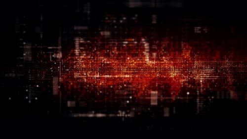 Futuristic Screen Display Data Matrix Simulation Background 03