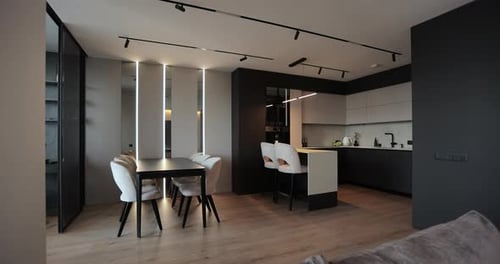 Modern Open Concept Apartment Interior Design