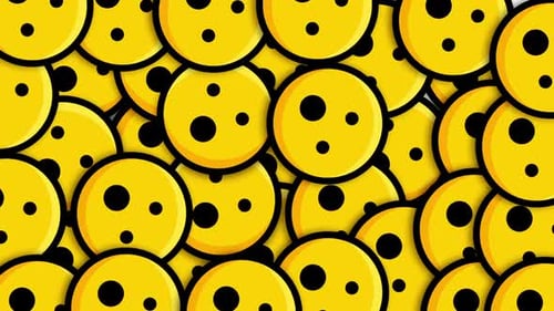 Boucle d'icônes d'interface étonnée