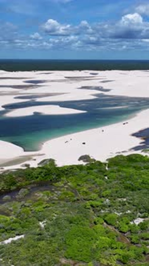 Lencois Maranhenses At Santo Amaro In Maranhao Brazil Northeastern.