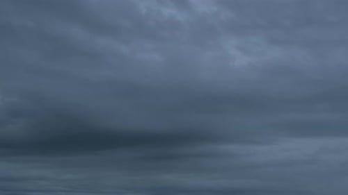 Dramatic sky with storm cloud on a cloudy day time lapse.