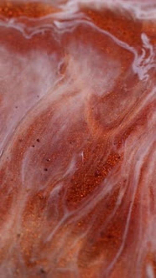 Bronze and White Fluid Texture Background