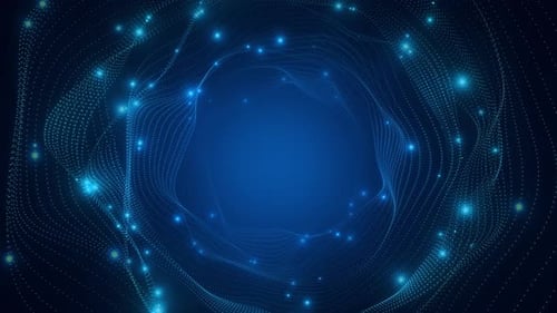 circle dot wave digital big data