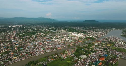 Cityscape Cotabato City in the Philippines
