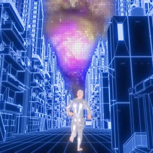 Square Looped Run Man