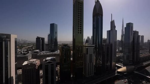Video about skyscrapers in the city of Dubai United Arab Emirates