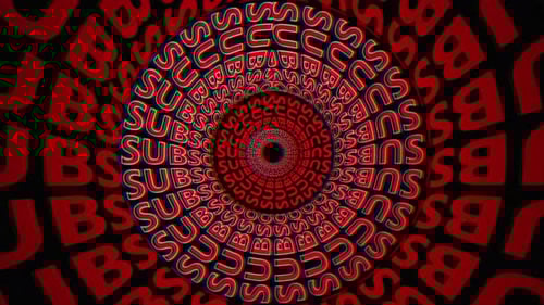 Subscribe Visual Loop Tunnel 4K