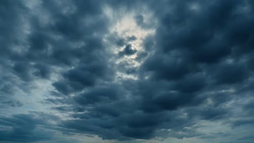 Transition From Dark Storm Clouds
